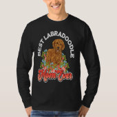 T-shirt Labradoodle Dog Best Labradoodle Mom Ever (Devant)