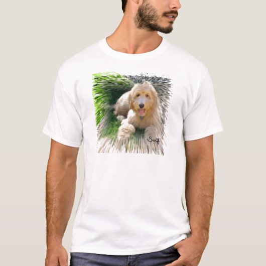 T-shirt Labradoodle Goldendoodle (Devant)