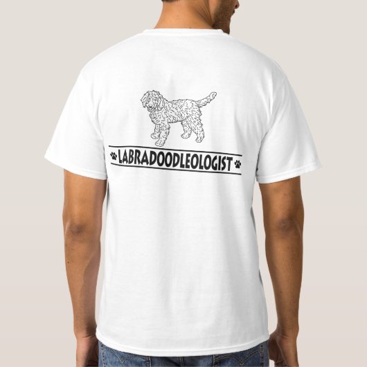 T-shirt Labradoodle humoristique (Dos)