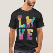 T-shirt Labradoodle Love (Devant)
