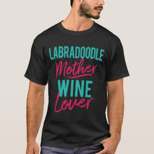 T-shirt Labradoodle Mère Vin