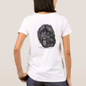 T-shirt Labradoodle noir (Dos)