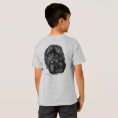 T-shirt Labradoodle noir (Dos entier)