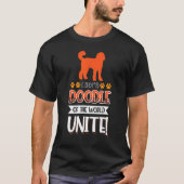 T-shirt Labradoodle Of The World Unite Chien 2 (Devant)
