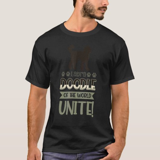 T-shirt Labradoodle Of The World Unite Chien 3 (Devant)