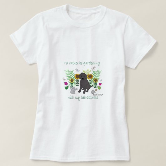 T-shirt LabradoodleBlk (Design devant)