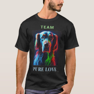 T-SHIRT LABRADOR AMOUREUX DES CHIENS PURE LOVE TEAM
