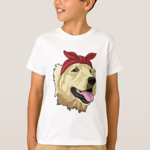 T-shirt Labrador avec Bandana