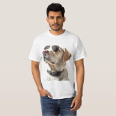 T-shirt Labrador Avec Lunettes de soleil (Devant entier)