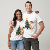 T-shirt Labrador Christmas Tree Helper (Unisexe)