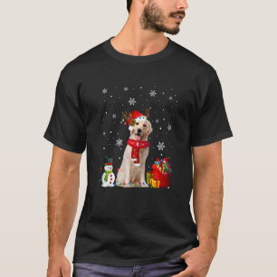 T-shirt Labrador Christmas Tree Lights Chien Chien Chien C