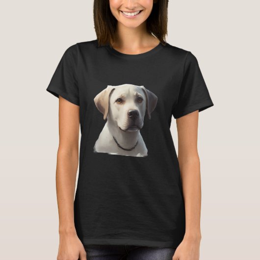 T-shirt Labrador Dog Lab Lover Splash Graffiti Art Pet_3 (Devant)