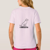 T-shirt Labrador Dog, Labrador Retriever, Red Lab (Dos)