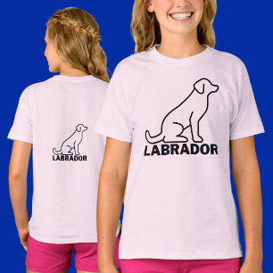 T-shirt Labrador Dog, Labrador Retriever, Red Lab