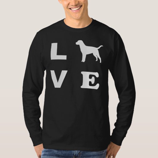 T-shirt Labrador Dog Love (Devant)