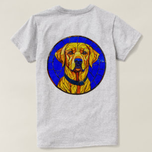 T-shirt Labrador en verre coloré