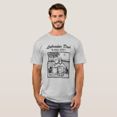 T-shirt Labrador et papa (Devant entier)
