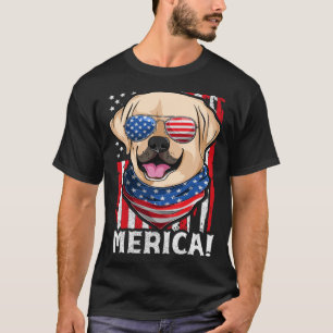 T-shirt Labrador États-Unis Patriotique Chien Vêtements Dr