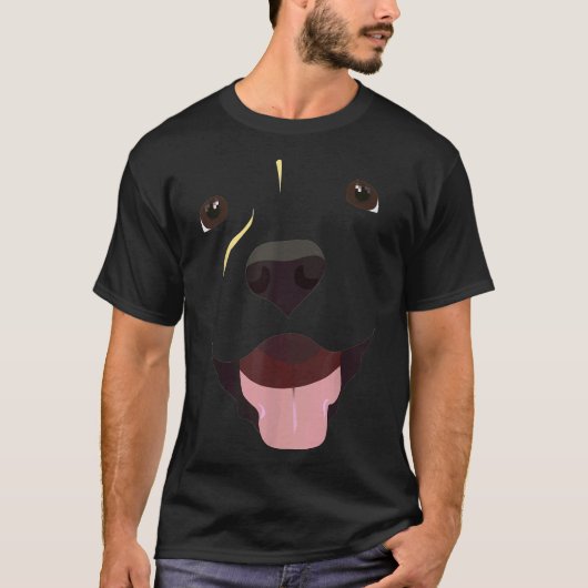 T-shirt Labrador Face _ adorable chien de laboratoire (Devant)