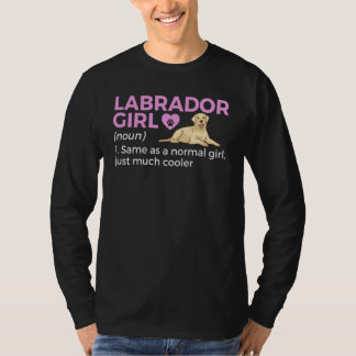 T-shirt Labrador Girl Definition