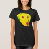 T-shirt Labrador jaune (Devant)