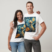 T-shirt Labrador jaune (2) (Unisexe)