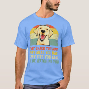 T-shirt Labrador jaune s Lab Papa Jaune Labrador Récupérat
