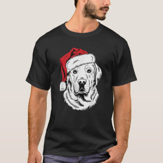 T-shirt Labrador joyeux en Père Noël sur Labrador Retrieve