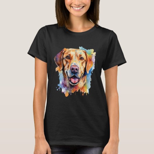 T-shirt Labrador - Labrador Art (Devant)