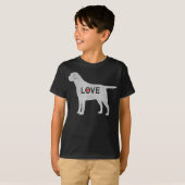 T-shirt Labrador Love (Devant entier)