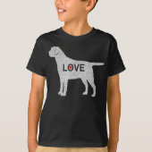 T-shirt Labrador Love (Devant)