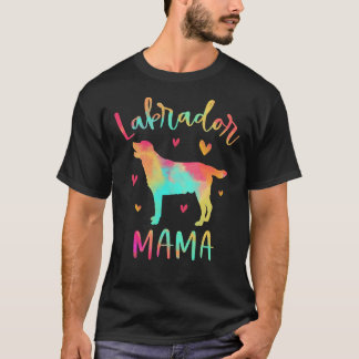 T-shirt Labrador Mama Colorée Labrador