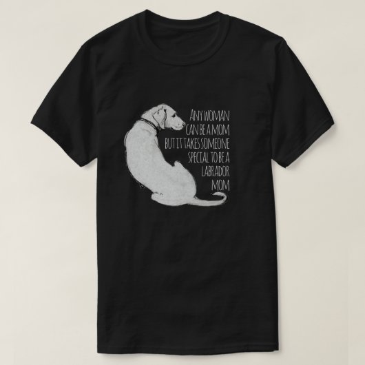 T-shirt Labrador Mom Funny (Design devant)