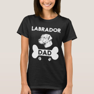 T-shirt Labrador Papa Lab Père Labrador Retriever Chien