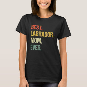 T-shirt Labrador Pour Les Hommes Maman Lab Noir Labrador J