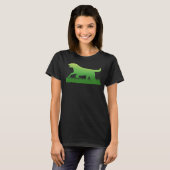 T-shirt Labrador Retriers Black Lab Print (Devant entier)