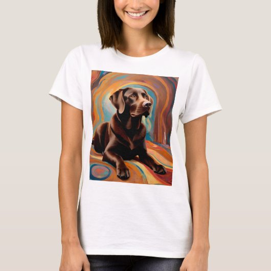 T-shirt Labrador Retriever (Devant)