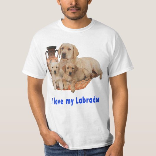 T-shirt Labrador Retriever (Devant)