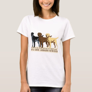 T-shirt Labrador retriever 3 couleurs