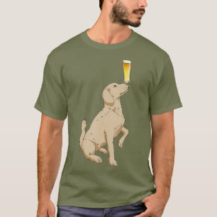 T-shirt Labrador Retriever Amateurs de bières Bière artisa