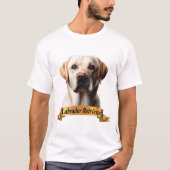 T-shirt Labrador Retriever amour amical mignon chien doux (Devant)