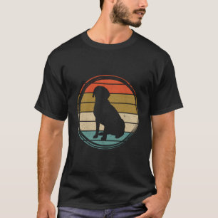 T-shirt Labrador Retriever au chocolat jaune noir