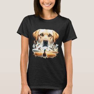 T-shirt Labrador Retriever Avec Des Canards Mallard Chasse
