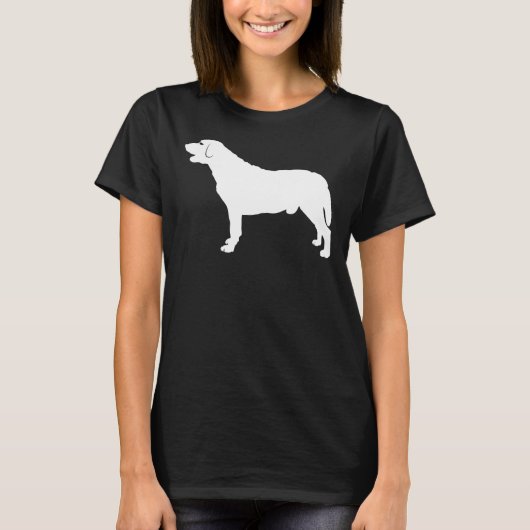 T-shirt Labrador Retriever Baseball ¾ Sleeve (Devant)