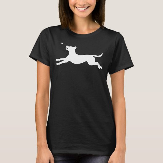 T-shirt Labrador Retriever Black Lab (Devant)