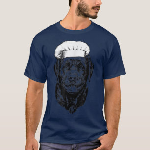 T-shirt Labrador Retriever Black Lab Chien Cook Chef Funny