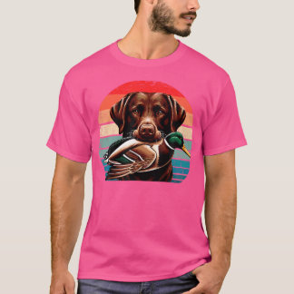 T-shirt Labrador Retriever Chasse au Canard Colvert