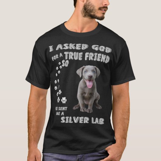 T-shirt Labrador Retriever Chien Citation Maman Papa Impri (Devant)