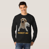 T-shirt Labrador Retriever Chien mignon Chien Good Boi Goo (Devant entier)