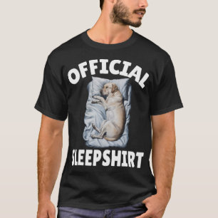 T-shirt Labrador Retriever Chien Officiel Sommeil Dodo